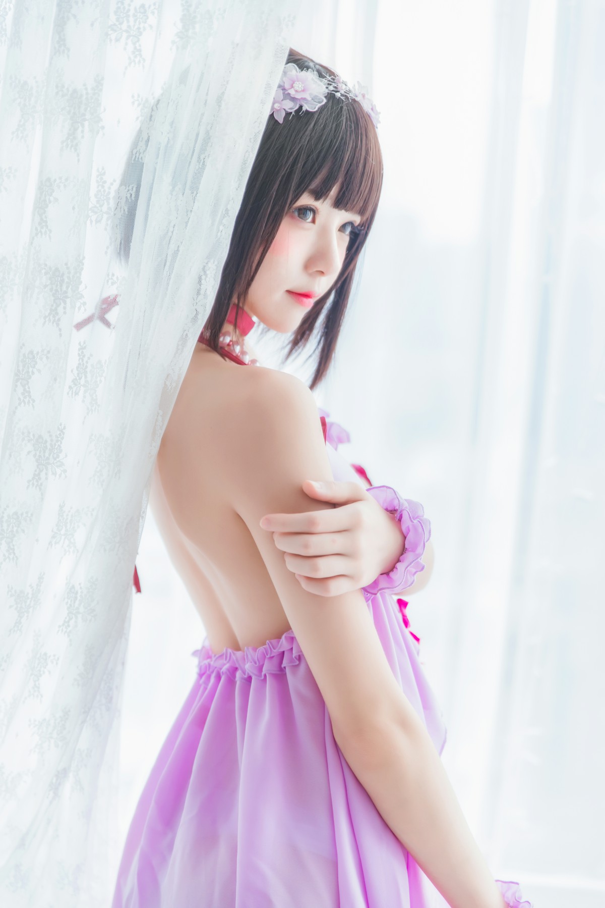 图片[17]-萝莉风COS 桜桃喵 – 加藤惠系列之小睡裙 – COSPLAY-御萝部落