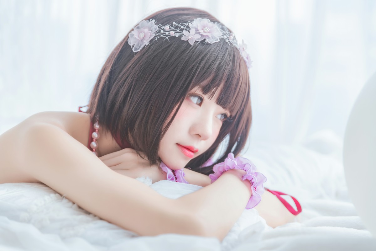 图片[29]-萝莉风COS 桜桃喵 – 加藤惠系列之小睡裙 – COSPLAY-御萝部落