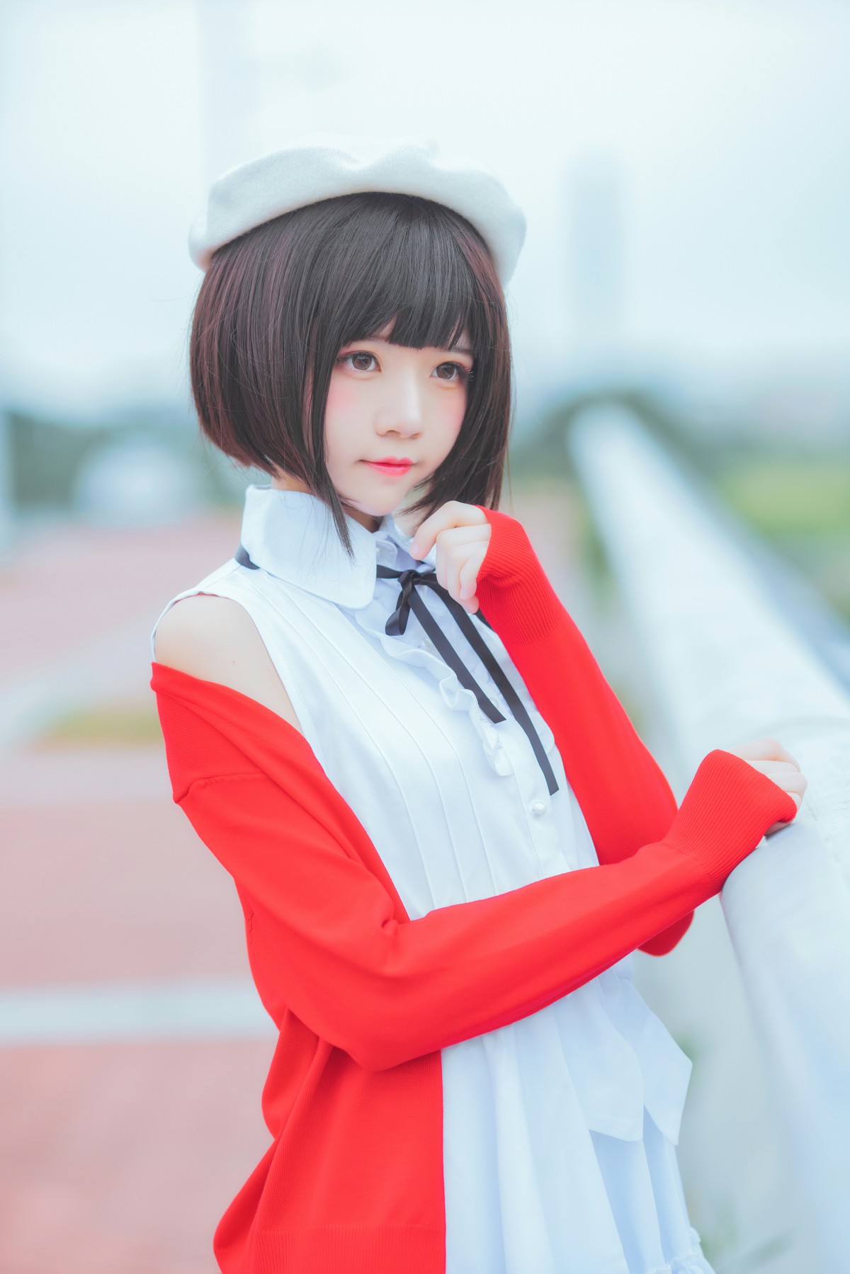 图片[2]-萝莉风COS 桜桃喵 – 加藤惠系列之常服 – COSPLAY-御萝部落