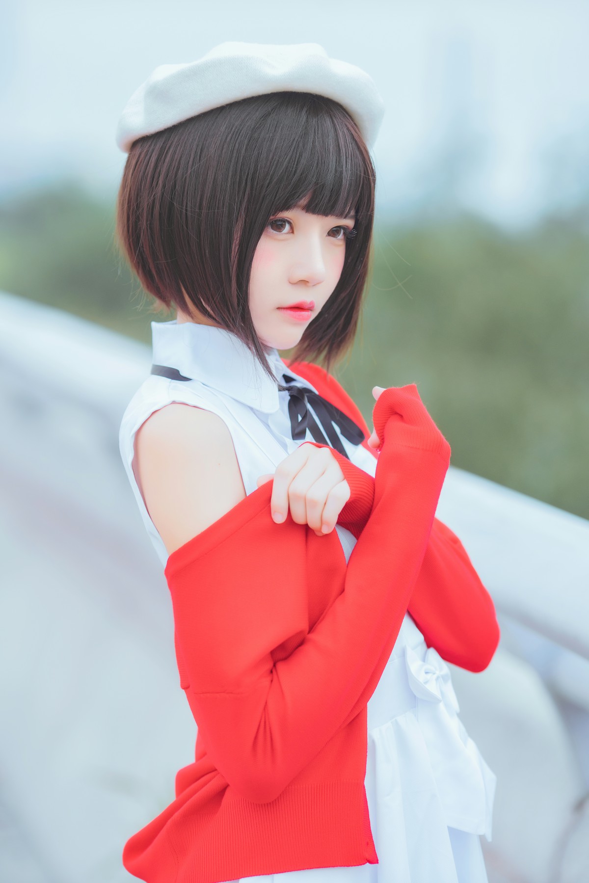 图片[3]-萝莉风COS 桜桃喵 – 加藤惠系列之常服 – COSPLAY-御萝部落