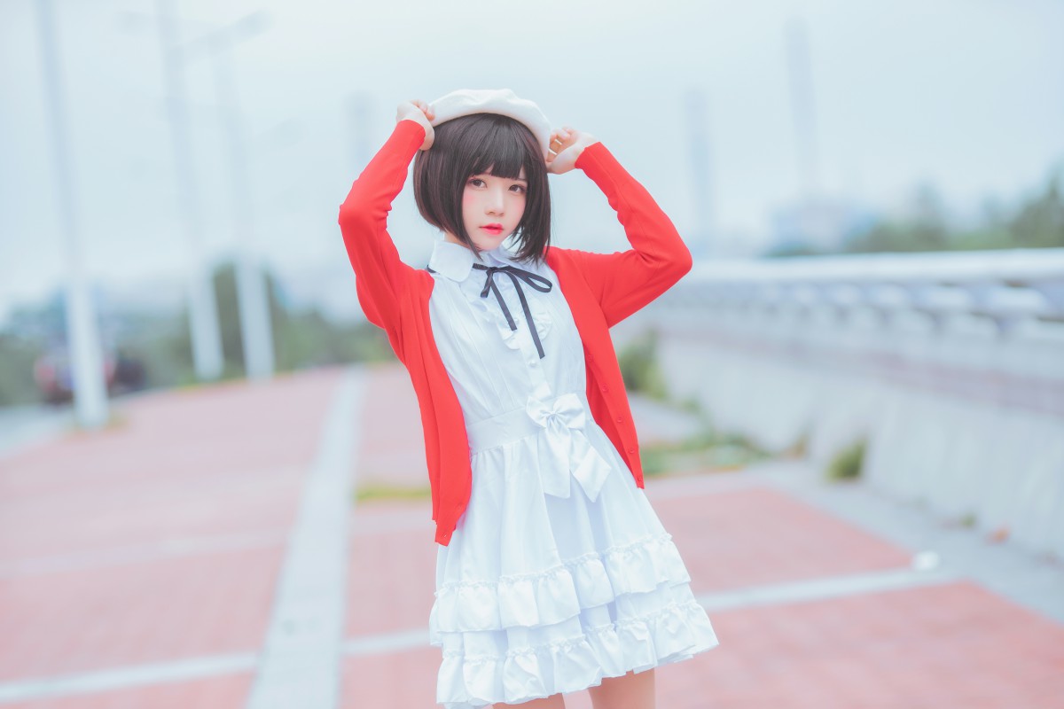 图片[7]-萝莉风COS 桜桃喵 – 加藤惠系列之常服 – COSPLAY-御萝部落