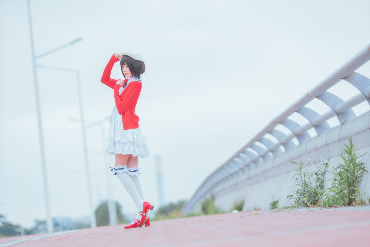 图片[5]-萝莉风COS 桜桃喵 – 加藤惠系列之常服 – COSPLAY-御萝部落