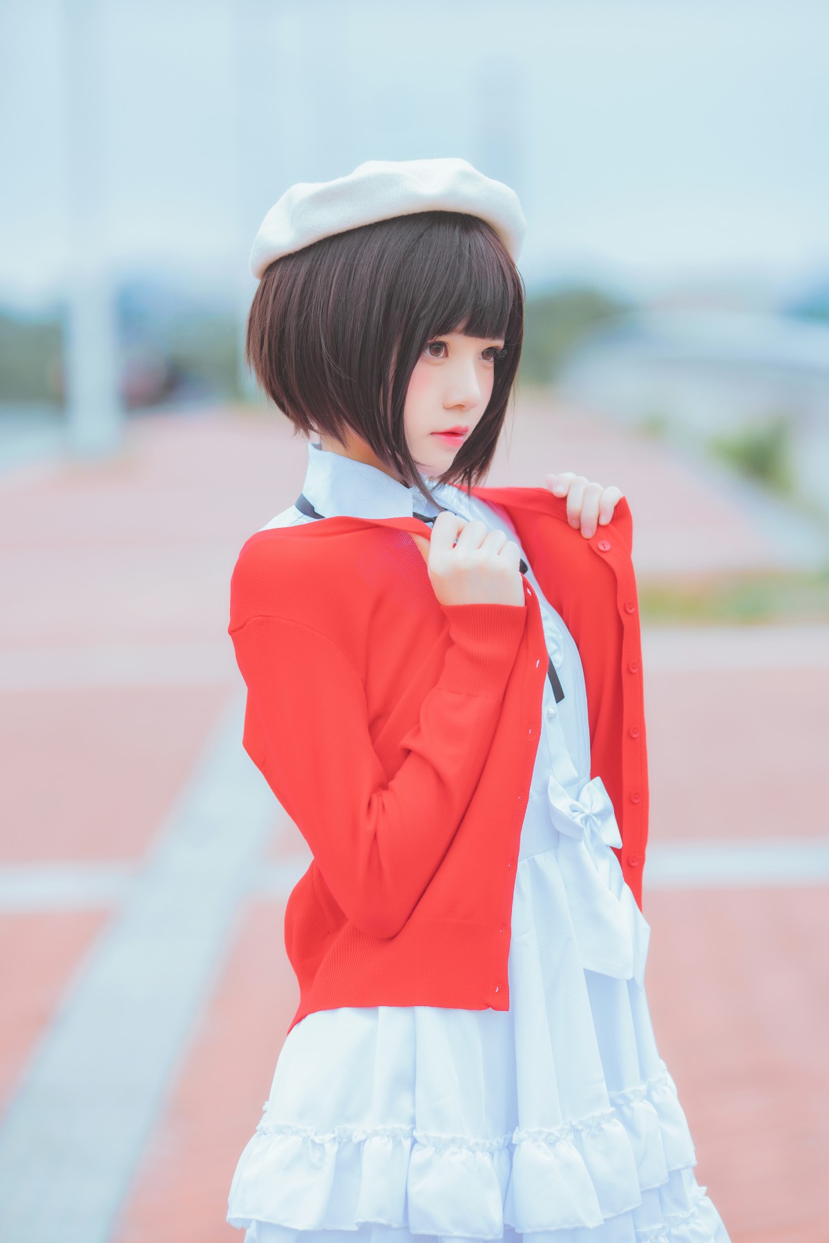 图片[9]-萝莉风COS 桜桃喵 – 加藤惠系列之常服 – COSPLAY-御萝部落