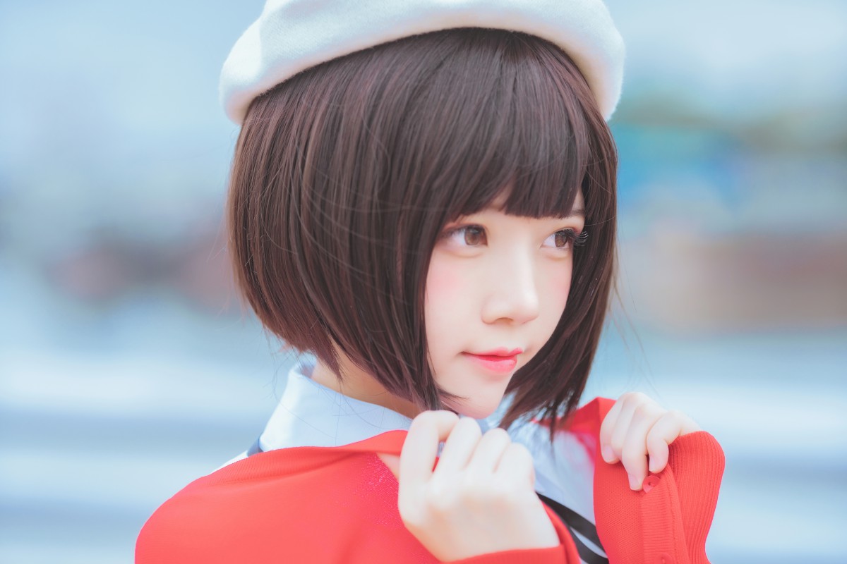 图片[10]-萝莉风COS 桜桃喵 – 加藤惠系列之常服 – COSPLAY-御萝部落