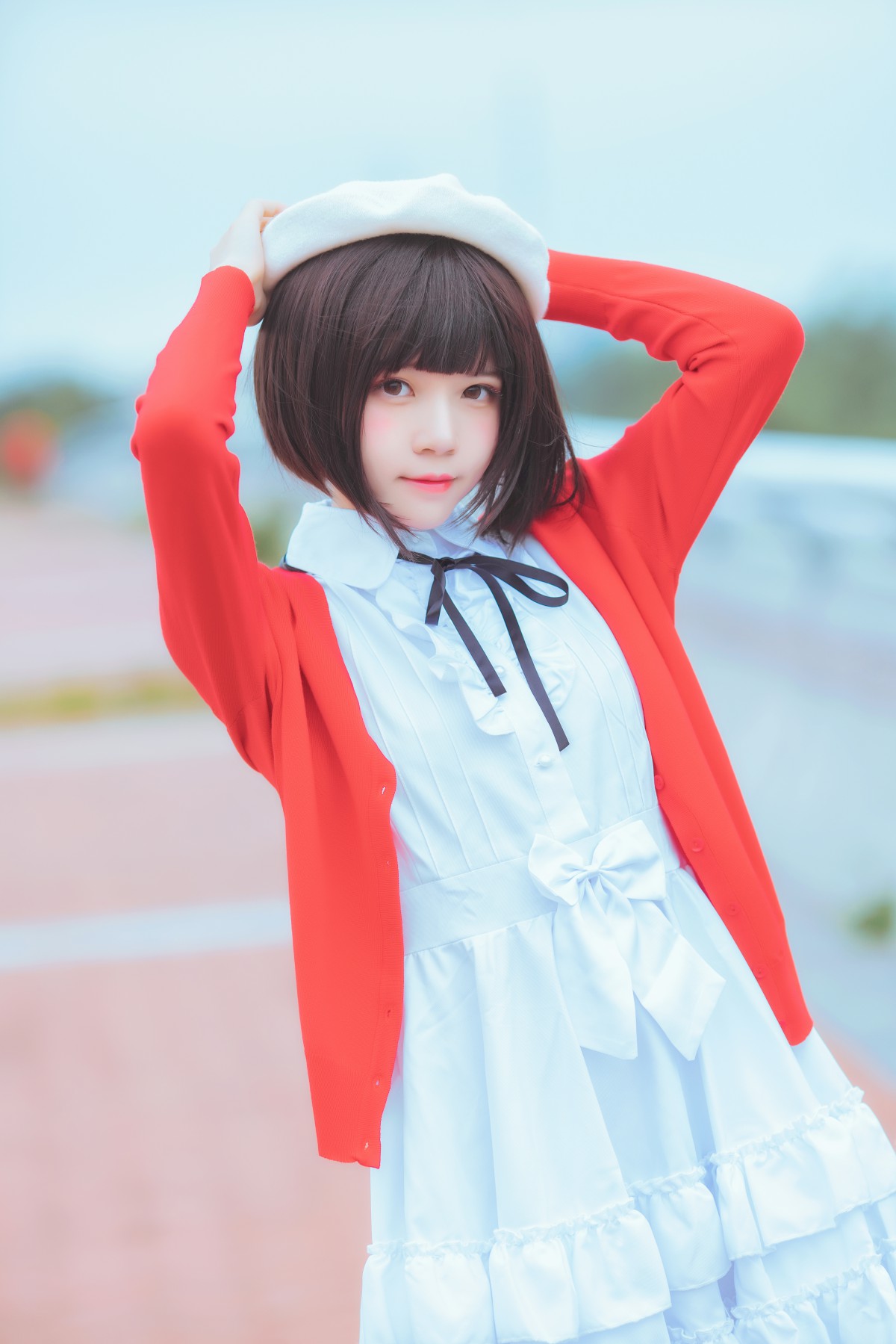 图片[16]-萝莉风COS 桜桃喵 – 加藤惠系列之常服 – COSPLAY-御萝部落