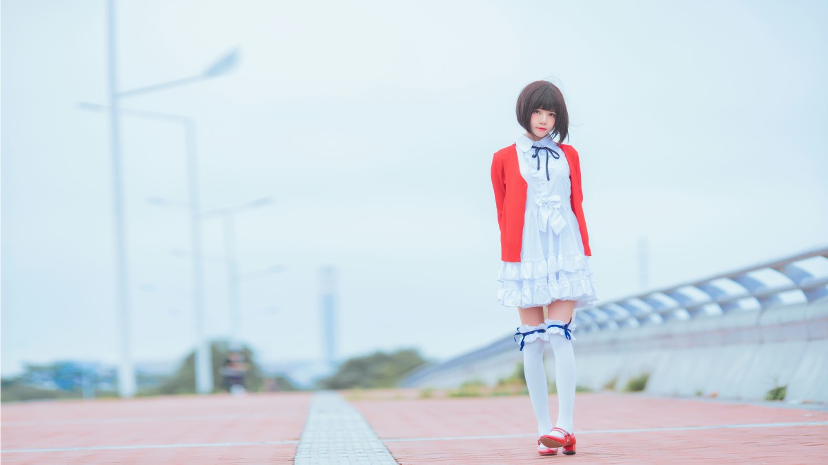 图片[20]-萝莉风COS 桜桃喵 – 加藤惠系列之常服 – COSPLAY-御萝部落