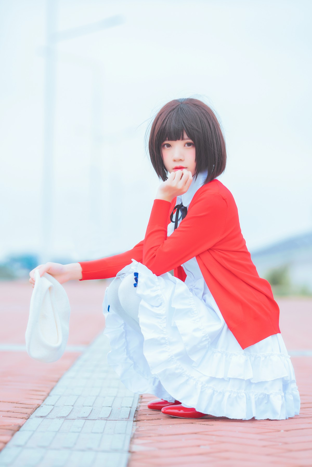 图片[23]-萝莉风COS 桜桃喵 – 加藤惠系列之常服 – COSPLAY-御萝部落