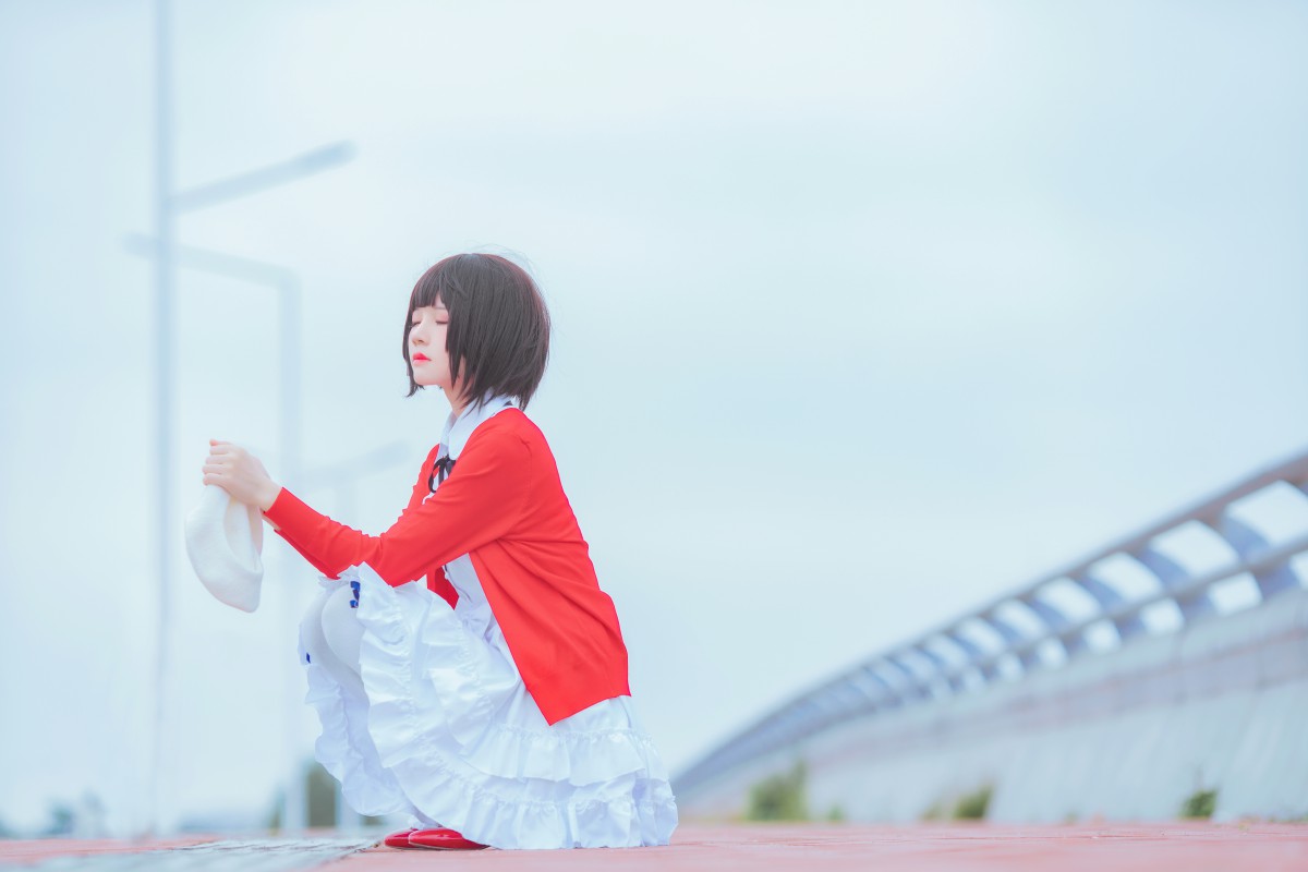 图片[24]-萝莉风COS 桜桃喵 – 加藤惠系列之常服 – COSPLAY-御萝部落