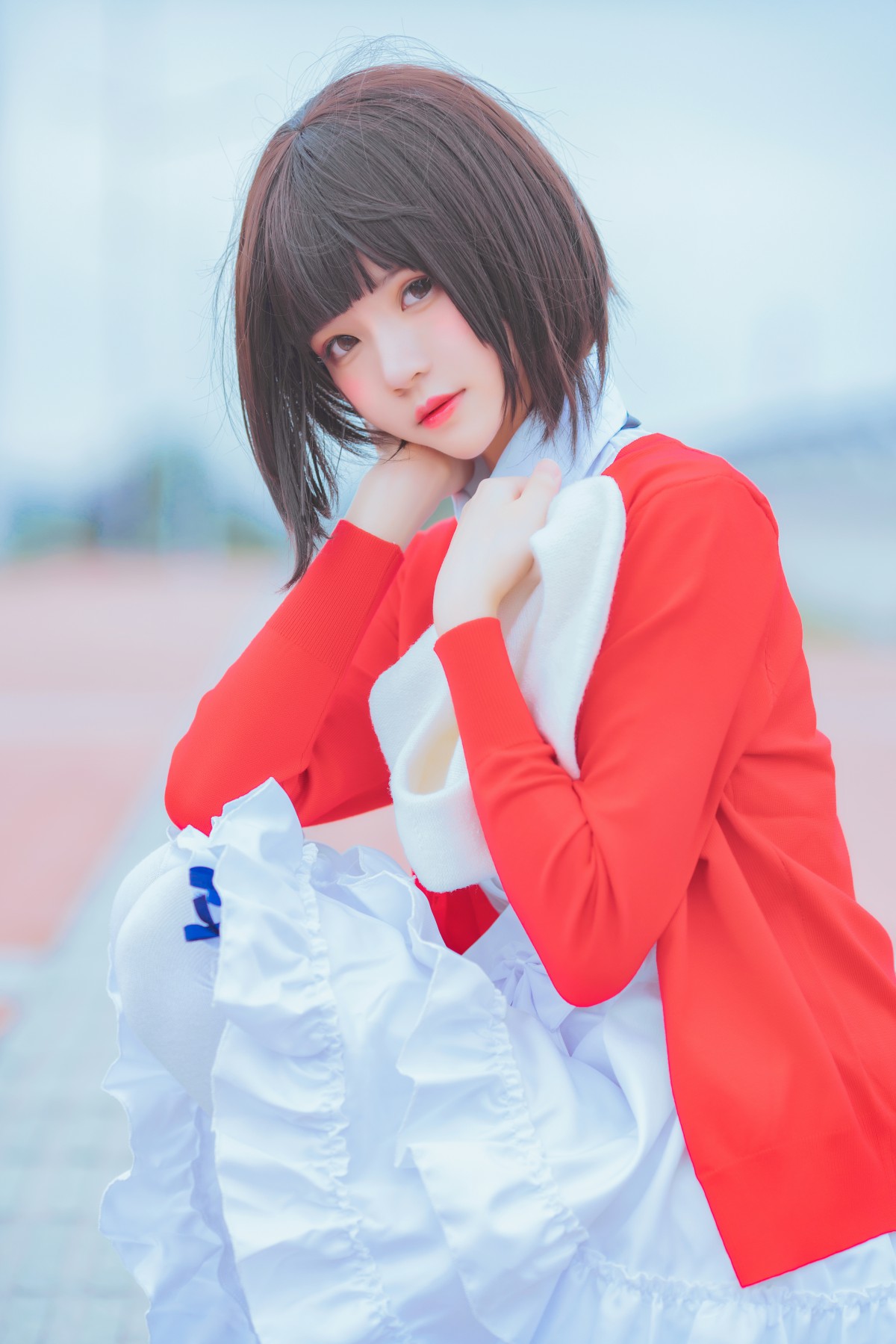 图片[25]-萝莉风COS 桜桃喵 – 加藤惠系列之常服 – COSPLAY-御萝部落