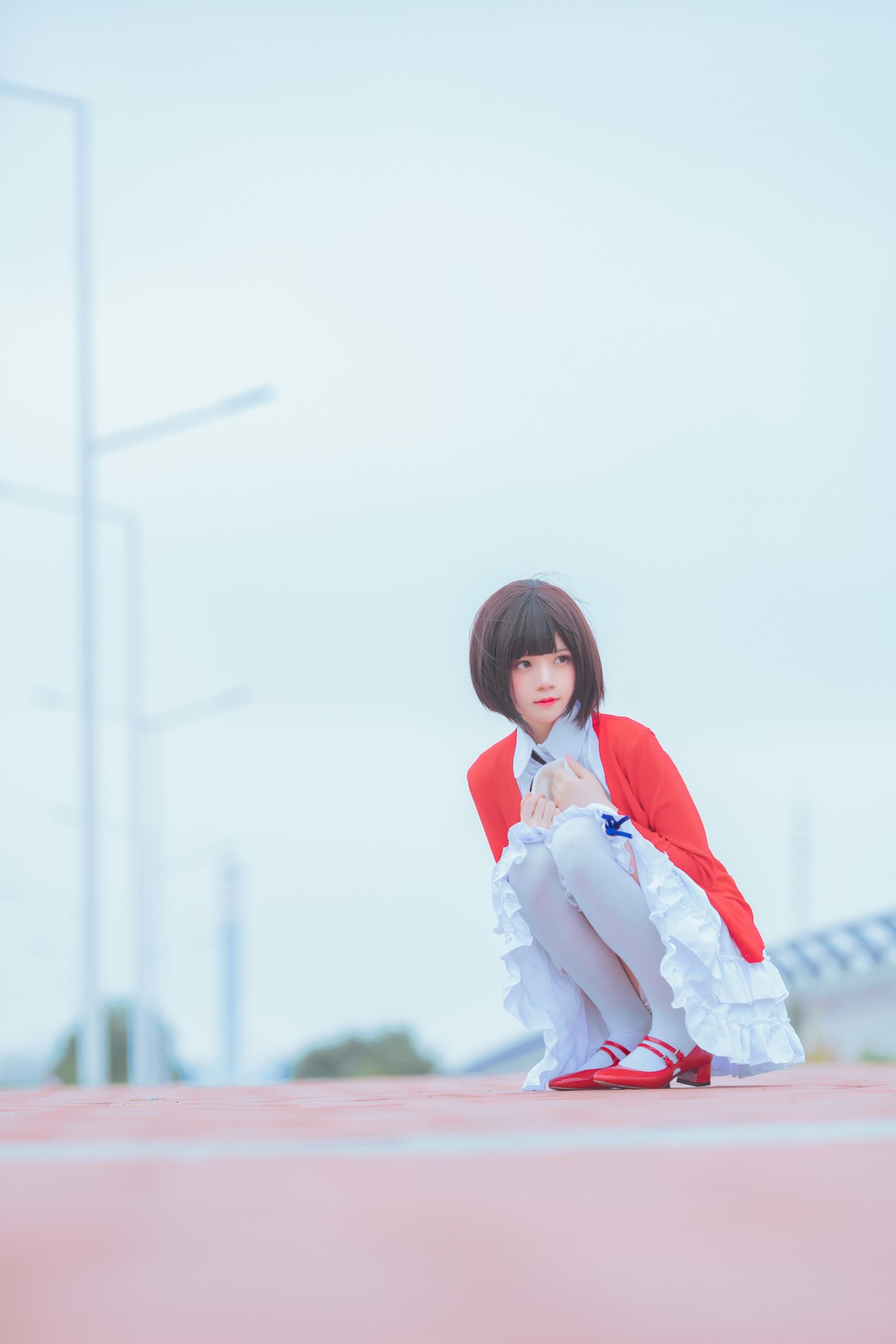 图片[26]-萝莉风COS 桜桃喵 – 加藤惠系列之常服 – COSPLAY-御萝部落