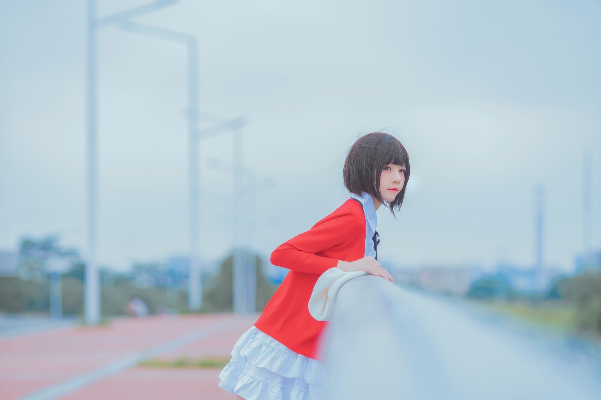 图片[27]-萝莉风COS 桜桃喵 – 加藤惠系列之常服 – COSPLAY-御萝部落