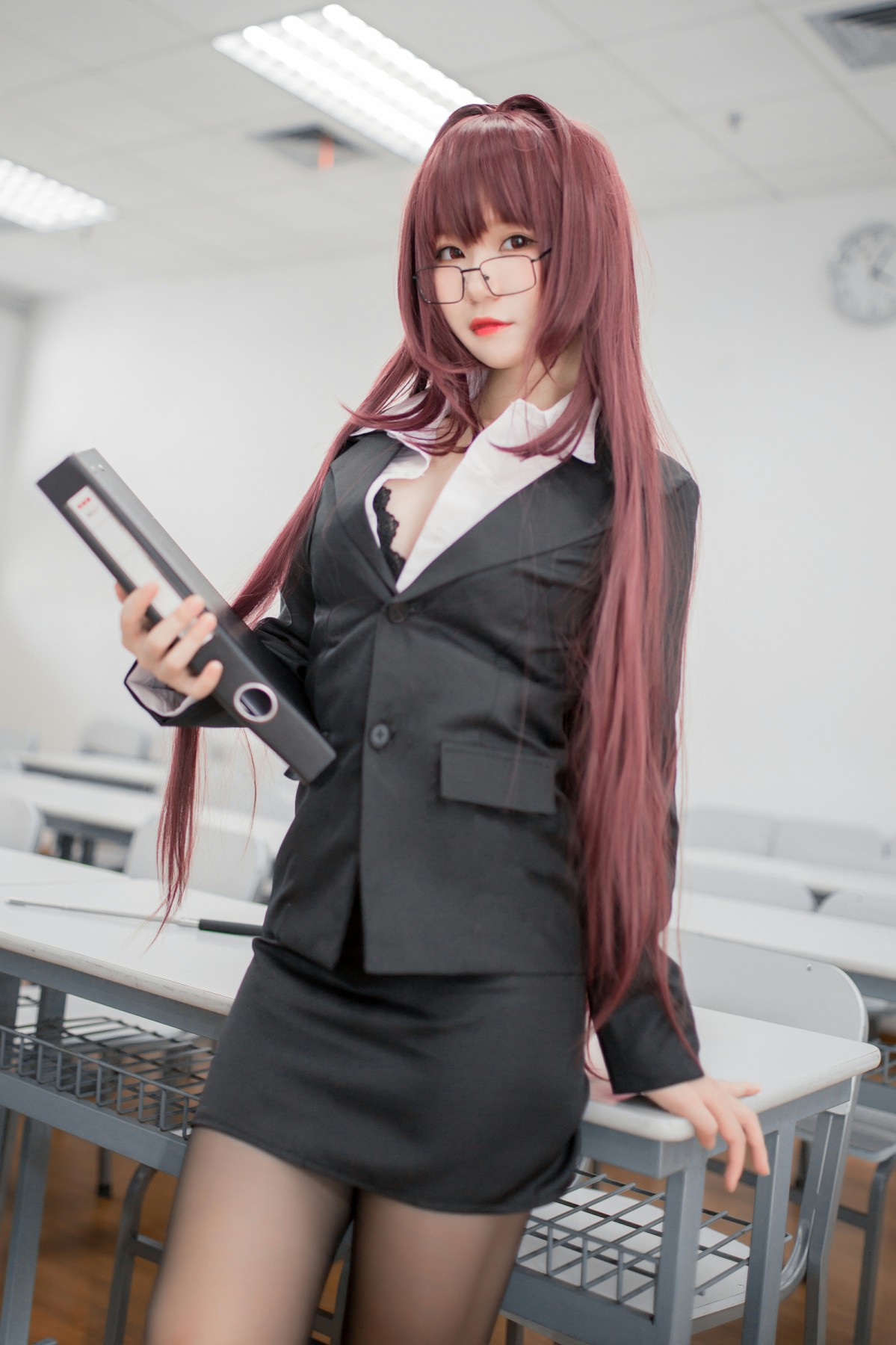 图片[5]-性感人气COSER Yoko宅夏Cos – 斯卡哈教师 – COSPLAY-御萝部落