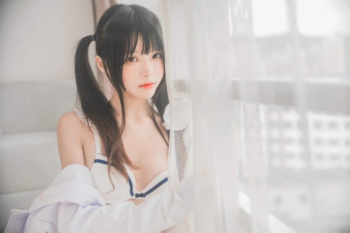 图片[29]-[桜桃喵]桜桃未熟-白衬衫双马尾 – COSPLAY-御萝部落