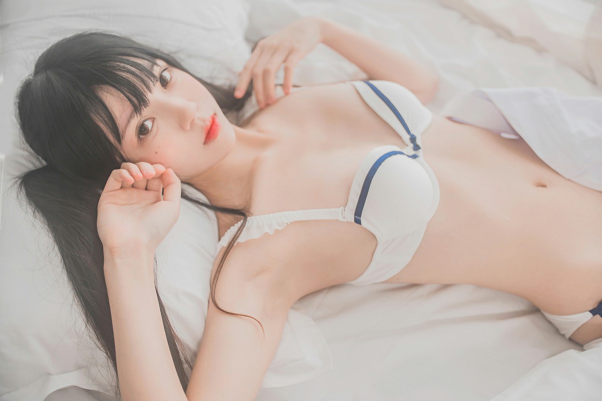 图片[32]-[桜桃喵]桜桃未熟-白衬衫双马尾 – COSPLAY-御萝部落