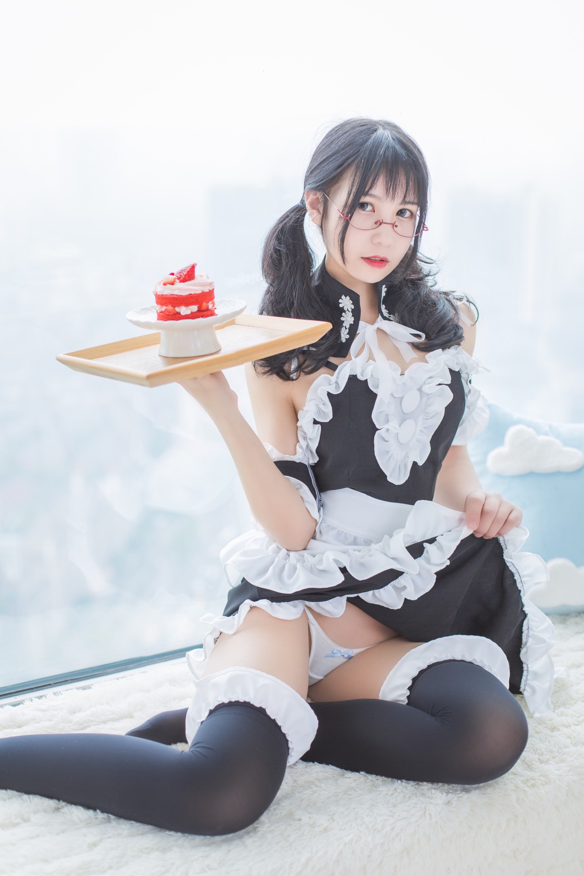 图片[3]-COS美女 逐月SU写真 – 女仆 – COSPLAY-御萝部落