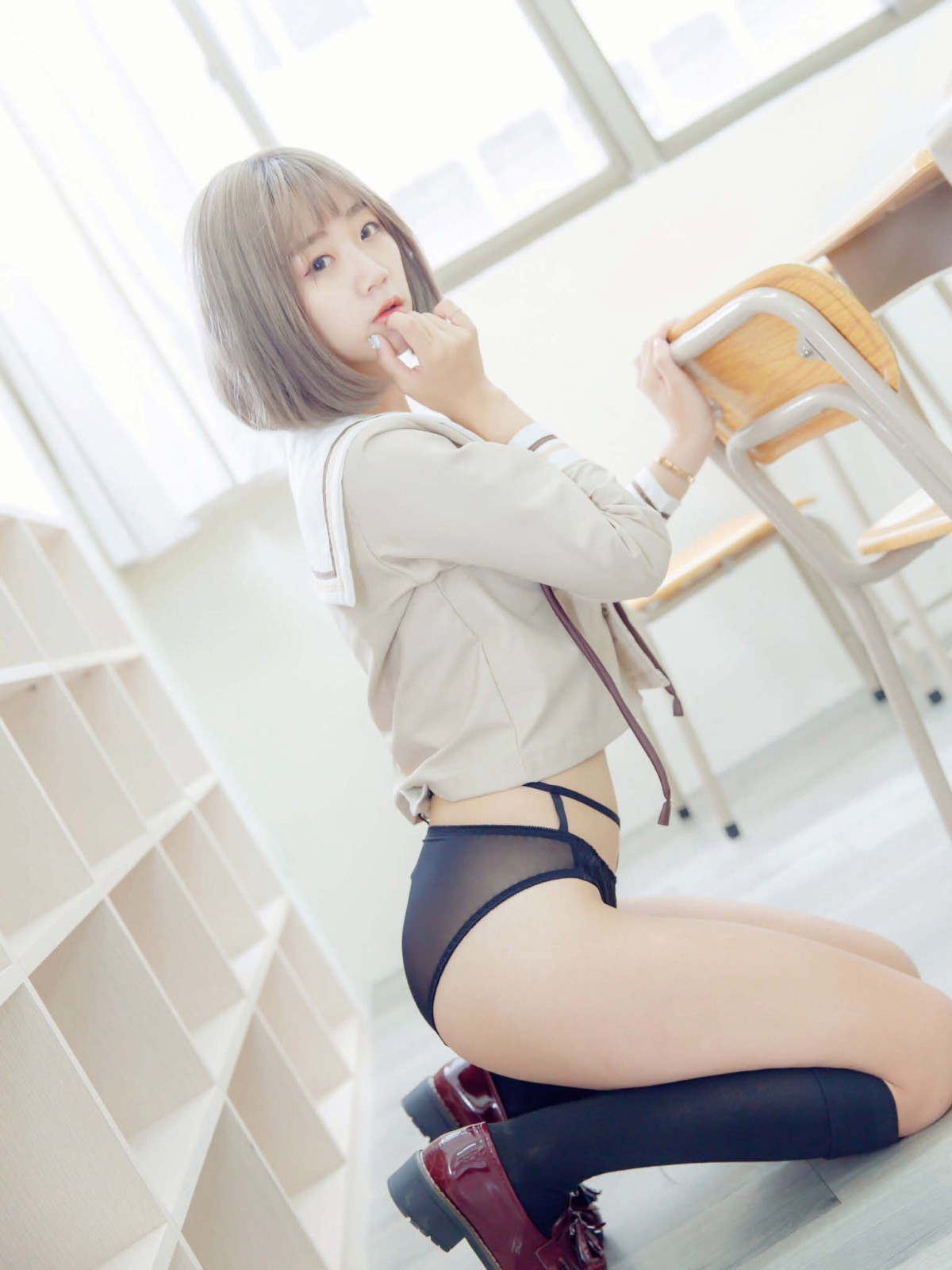 图片[62]-[JUICY]多汁女孩阮靖貽 水手服挑逗可爱单纯学生 – COSPLAY-御萝部落