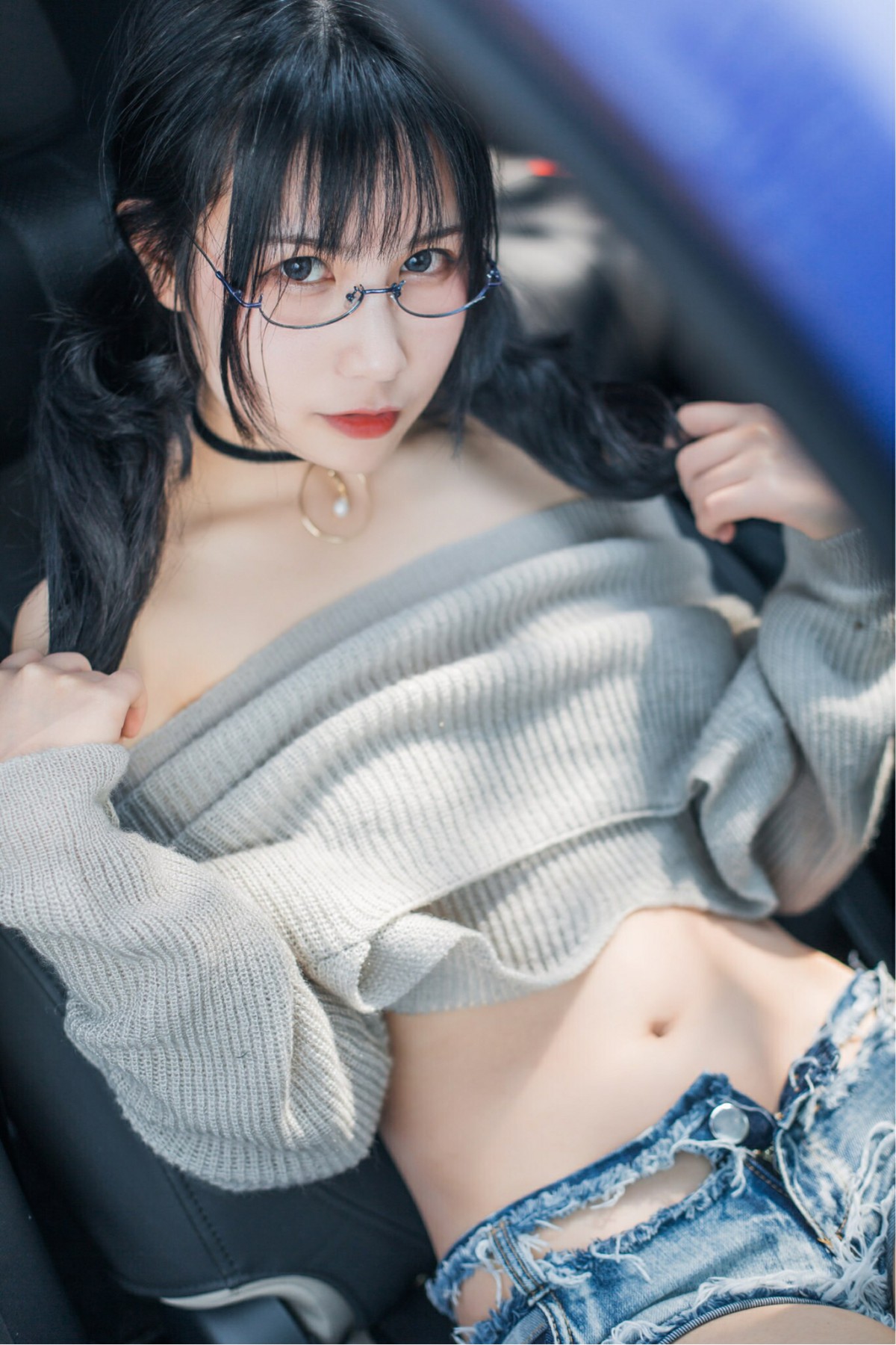 图片[28]-COSER美女逐月su – 车内篇 – COSPLAY-御萝部落